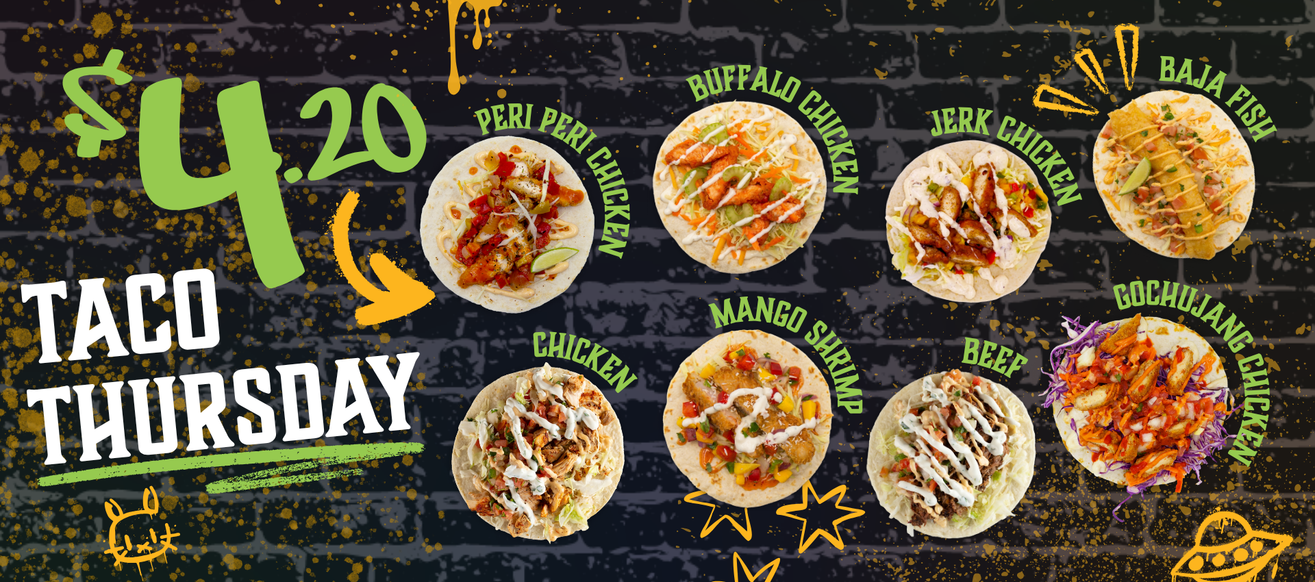 Taco offer - $4.20
