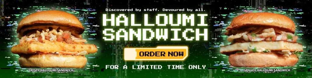 Halloumi sandwich