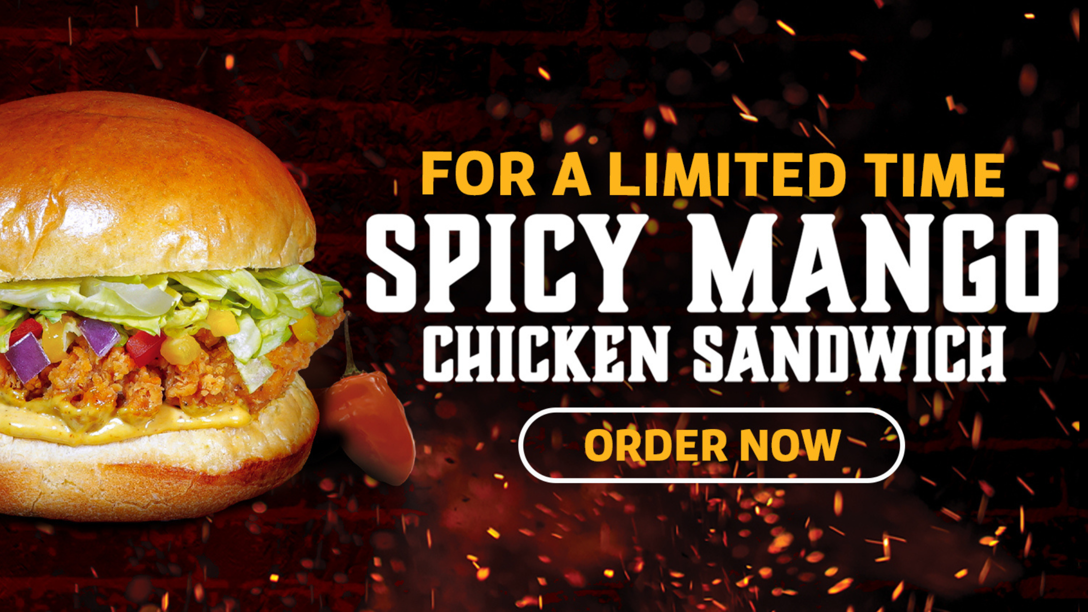 Spicy Mango Chicken Sandwich