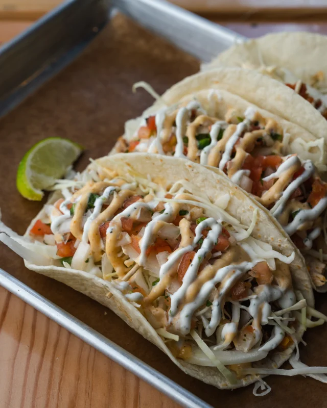 Spice up your Thursdays with our $4.20 Tacos...and come hungry!🌮#streats #tacos #foodie #fish